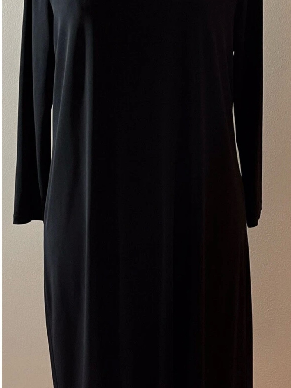 MICHAEL Michael Kors Black Long-Sleeve Midi Dress